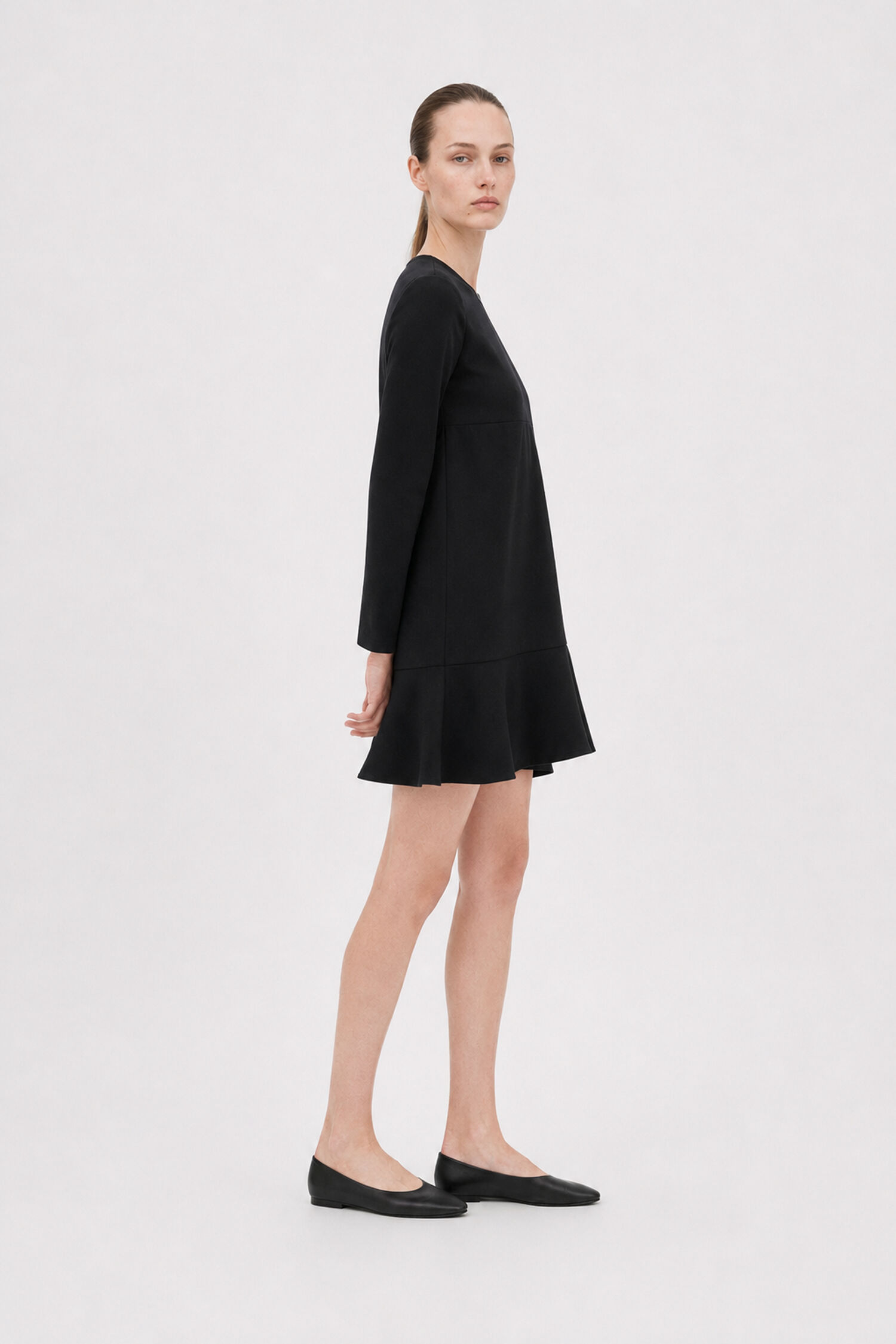 Triacetate Long sleeve Dress